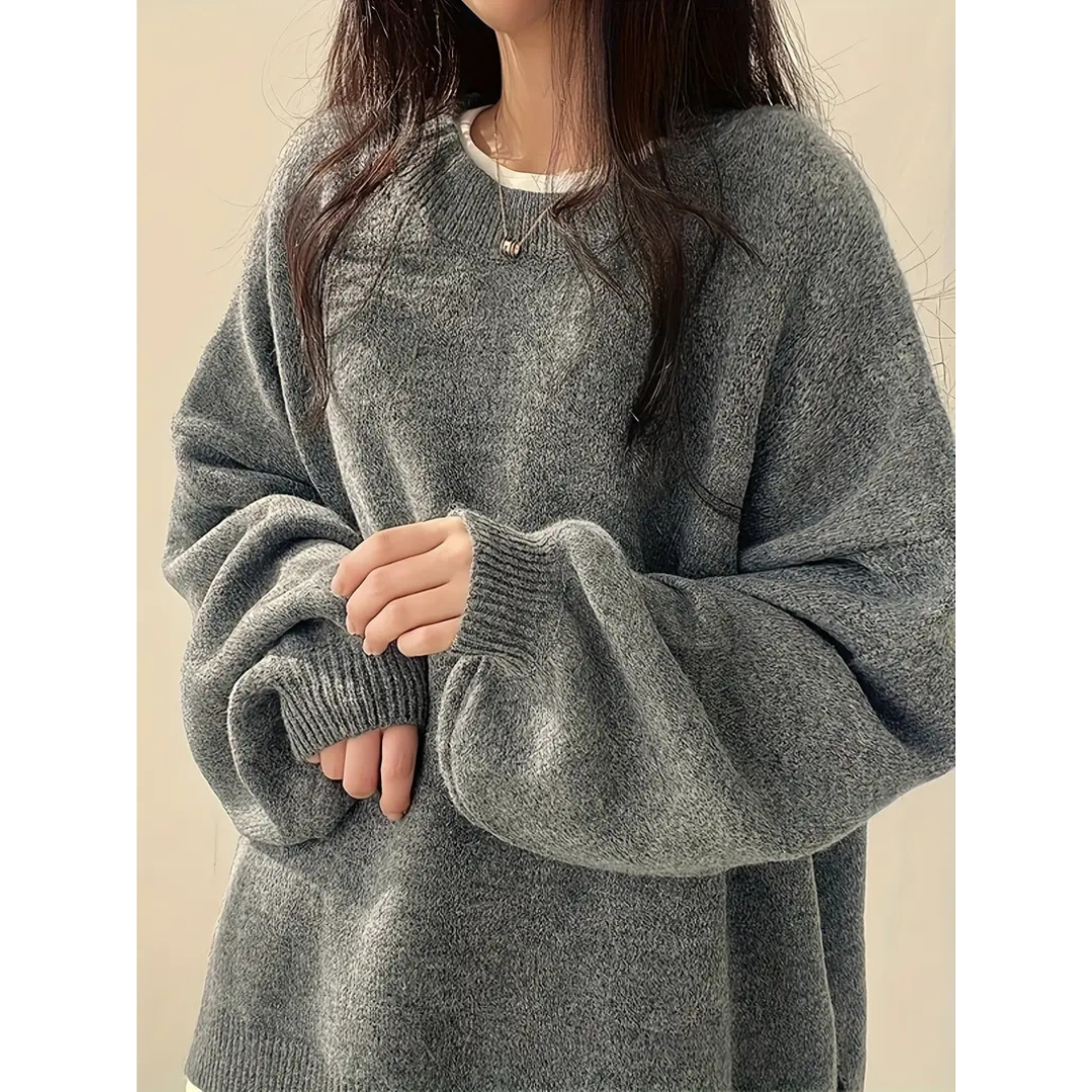 Oversized Nonchalant Damestrui met Zachte Afwerking