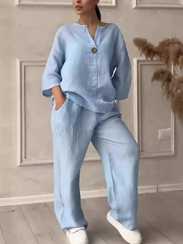 Stijlvolle dames set met een tijdloos en veelzijdig ontwerp
