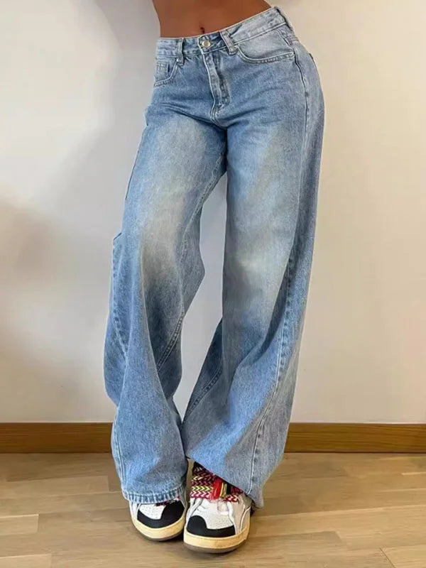 Dames wijde losse broek, stijlvol en comfortabel voor dagelijks gebruik