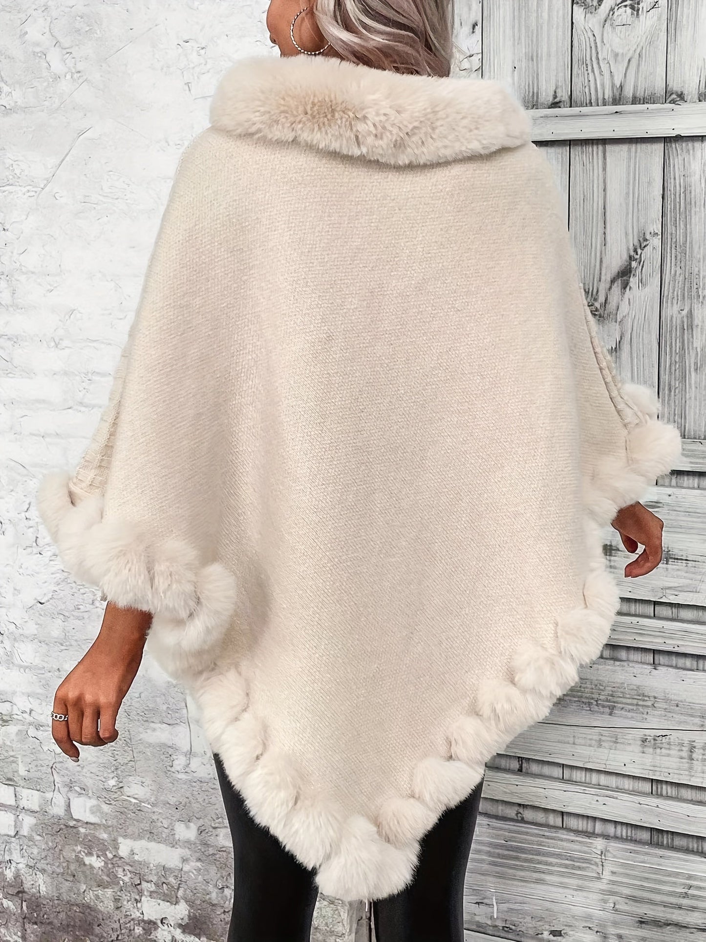 Stijlvolle Herfst Poncho – Perfect voor Koude Dagen