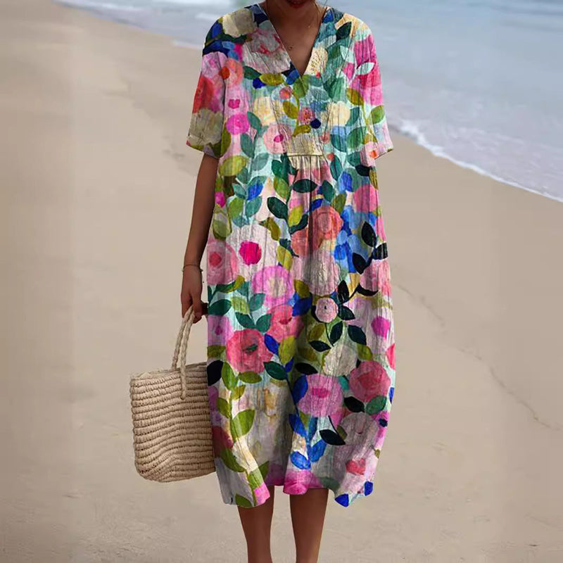 Damesjurk Set Tweedelige Jurk Midi-jurk Groen Blauw Grijs Halve Mouw Bloemenprint Zomer Lente U Hals Casual 2023 S M L Xl Xxl 3xl P9042089 Damesjurk Set Tweedelige Jurk Midi-jurk Groen Blauw Grijs Halve Mouw Bloemenprint Zomer Lente U Hals Casual 2023 S M L Xl Xxl 3xl P9042089