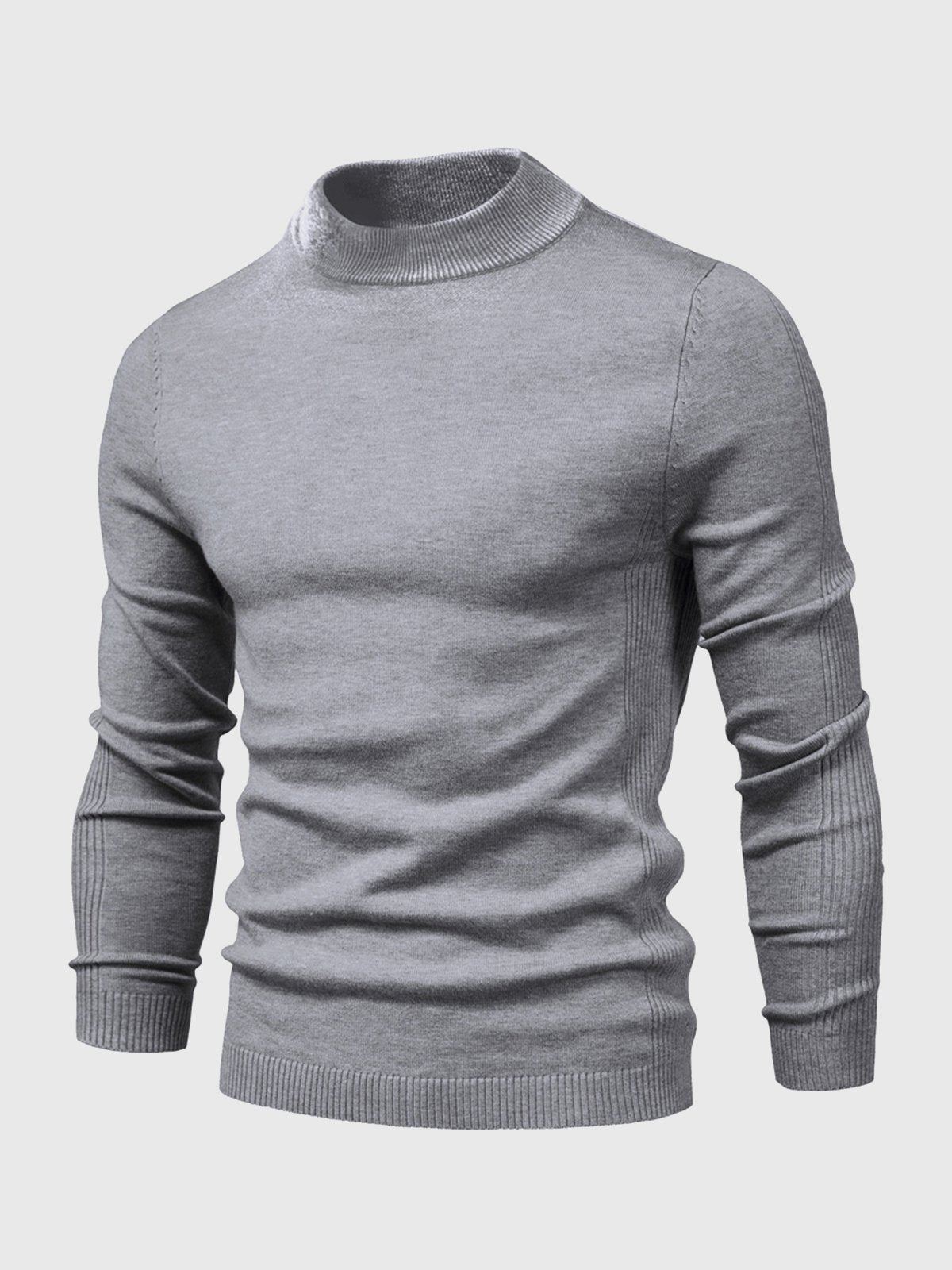 Wasbare Mockneck Trui voor Dames – Comfortabele Slim Fit Gebreid Shirt