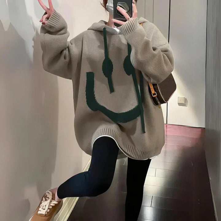 Oversized Hoodie voor Dames met Stijlvolle Uitstraling