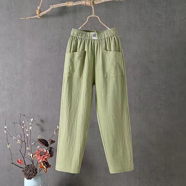 Losse nonchalant zomerbroek voor dames met comfortabele pasvorm