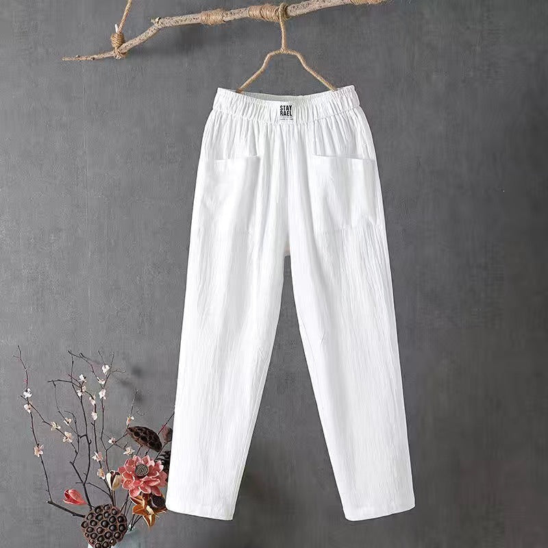 Losse nonchalant zomerbroek voor dames met comfortabele pasvorm