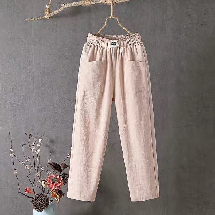 Losse nonchalant zomerbroek voor dames met comfortabele pasvorm