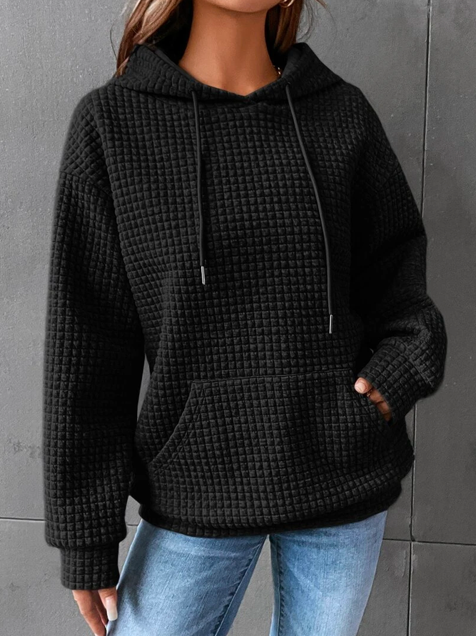 Gisela Klassieke Eenvoudige Hoodie met Casual Comfort