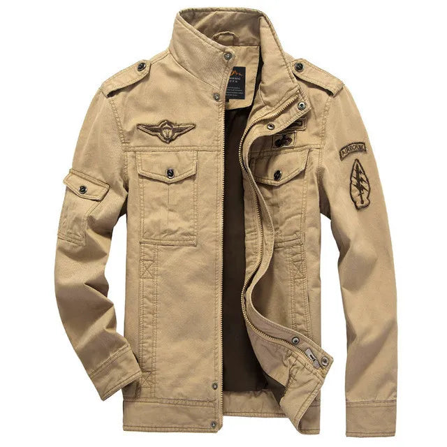 Heren Militaire Stijl Jas - Halflange Casual Outdoor Jas