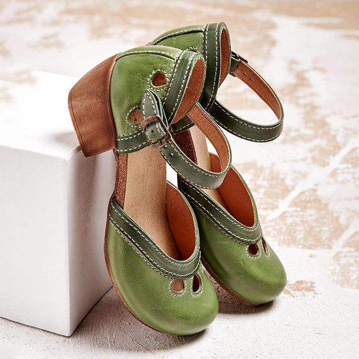 Elegante Dames Sandalen met Lage Hak