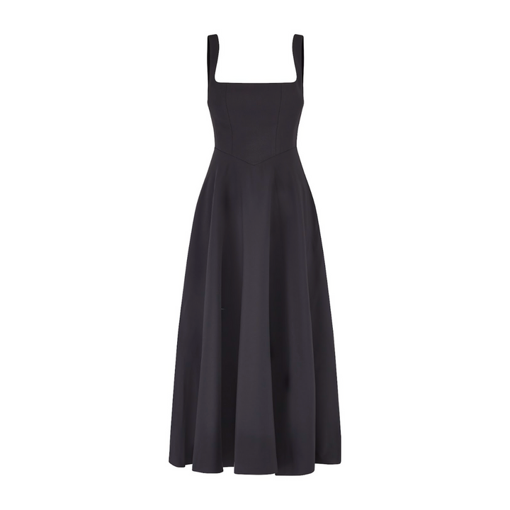 Elegante midi jurk voor dames met tijdloos en verfijnd ontwerp
