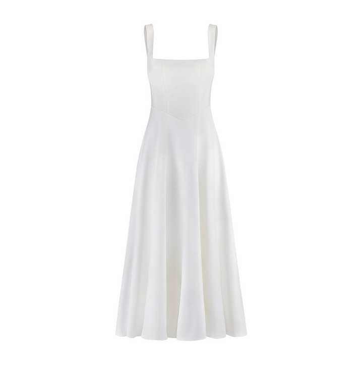 Elegante midi jurk voor dames met tijdloos en verfijnd ontwerp
