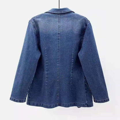 Ida's Denim Luxe klassieke blazer