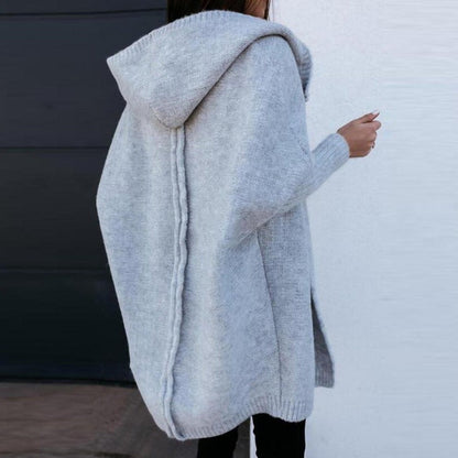 Modieus oversized vest met capuchon en lange mouwen