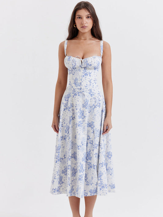 Gemma - Bust-Up Casual Zijsplit Sundress