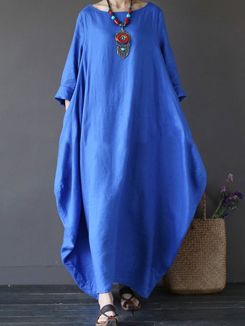 Alba – Dames Losse Plus Size Jurk