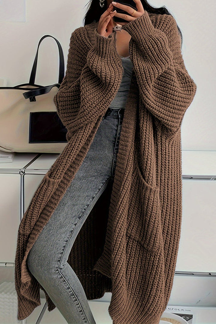 Lange Damesvest met Stijlvol en Comfortabel Ontwerp