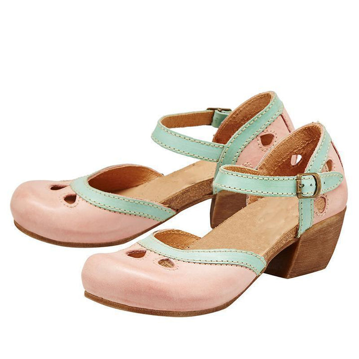 Elegante Dames Sandalen met Lage Hak