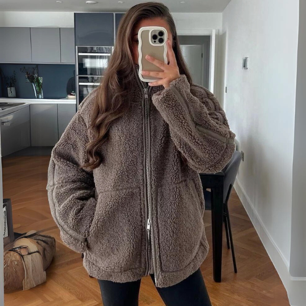 Modieuze Warme Damesjas met Comfortabel Ontwerp voor de Winter