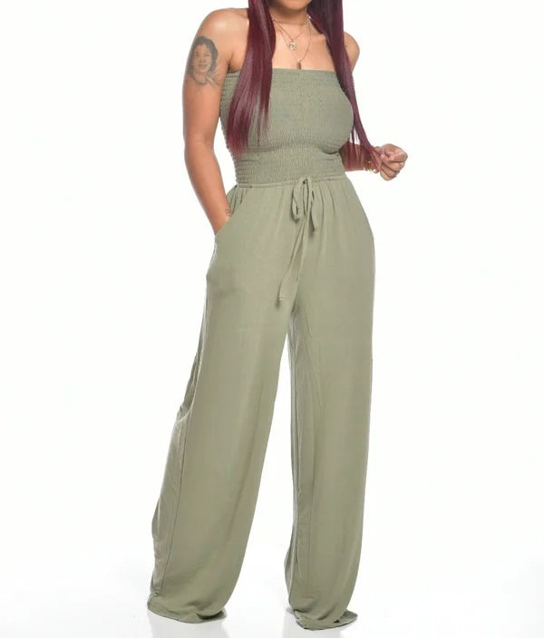 Zoe - Nieuwste strapless jumpsuit