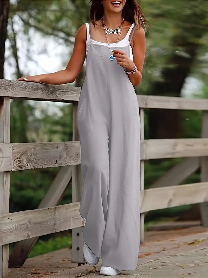 Capine zomerse mouwloze jumpsuit