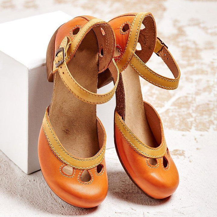 Elegante Dames Sandalen met Lage Hak