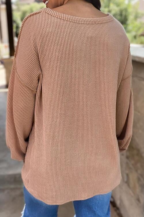 Elegante Dames Blouse met Origineel Design en Stijlvolle Mouwen