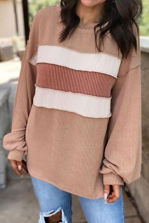 Elegante Dames Blouse met Origineel Design en Stijlvolle Mouwen