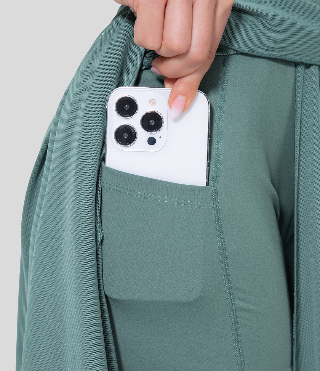 Taillehoge 2-in-1 Rok in Elegante Stijl