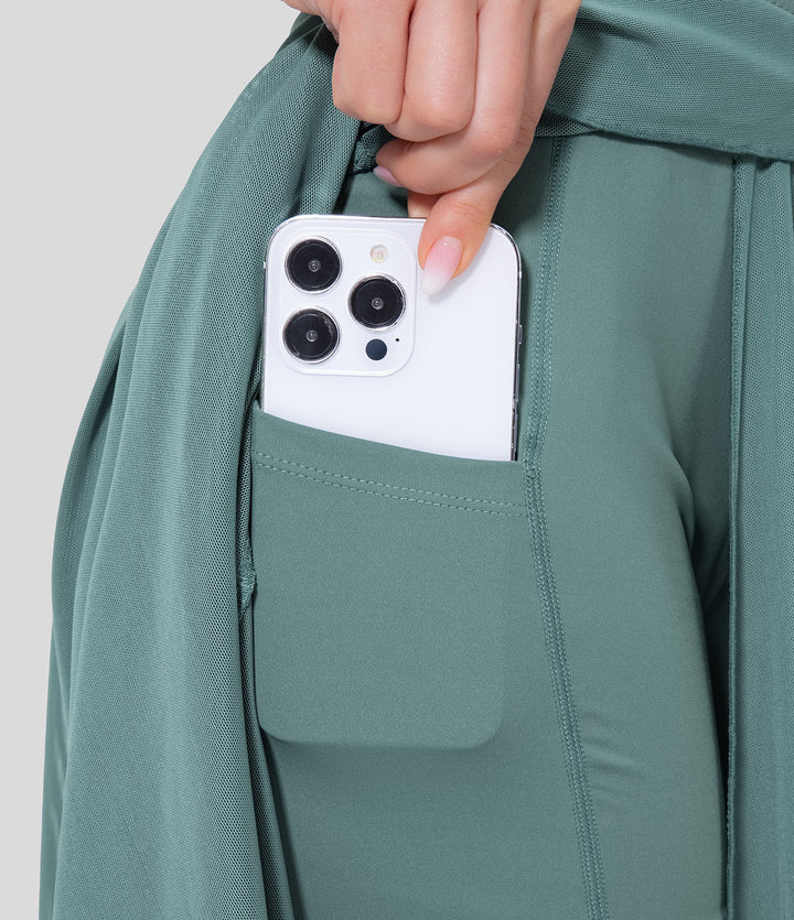 Taillehoge 2-in-1 Rok in Elegante Stijl