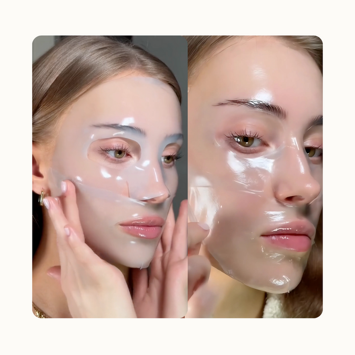 Collageen gezichtsmasker voor een stralende huid
