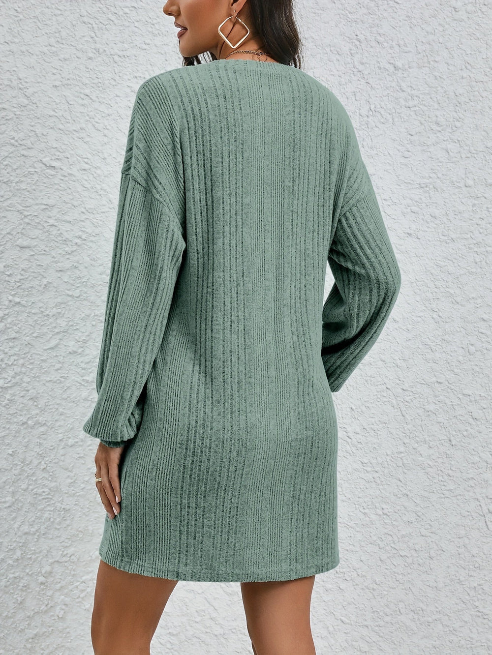 Stijlvolle jurk in trui-design voor dames