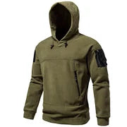 Heren Hoodie in Effen Kleur met Lange Mouwen