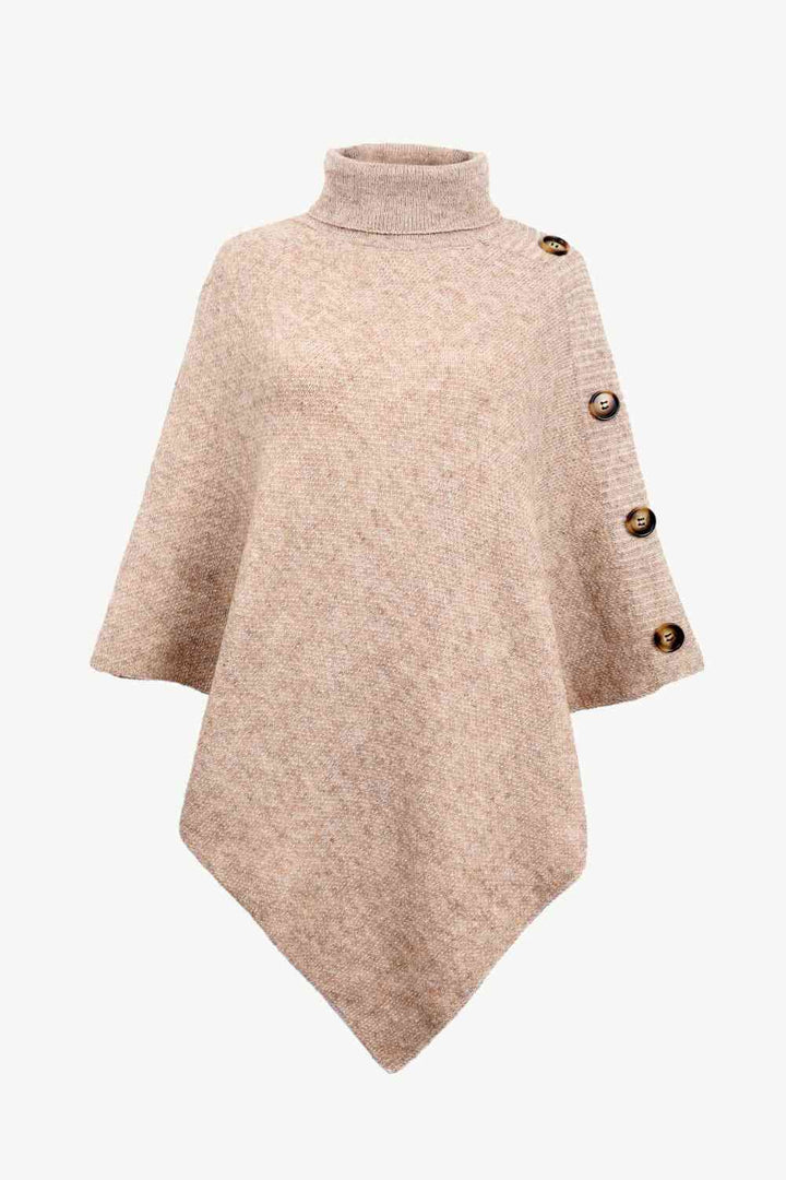 Stijlvolle Coltrui Poncho met Knoopdetails - Comfort en Mode