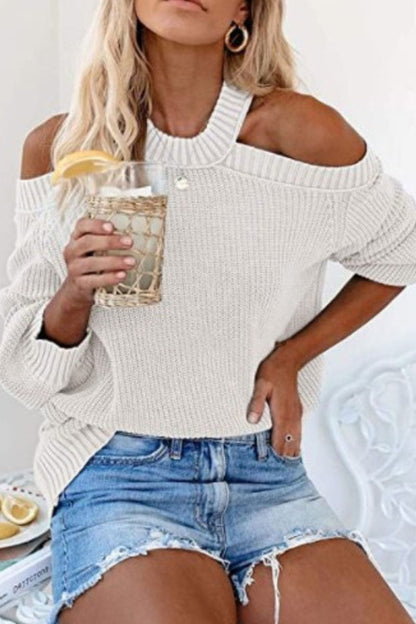 Cold Shoulder Sweater met Stijlvol Design