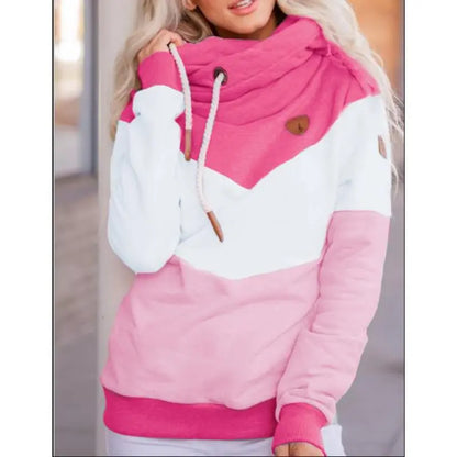 Relaxte hoodie met lange mouwen