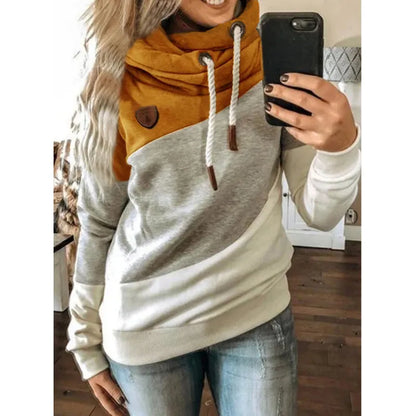 Relaxte hoodie met lange mouwen