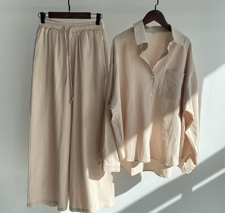 Stijlvolle Dames Zomerset met Blouse en Broek