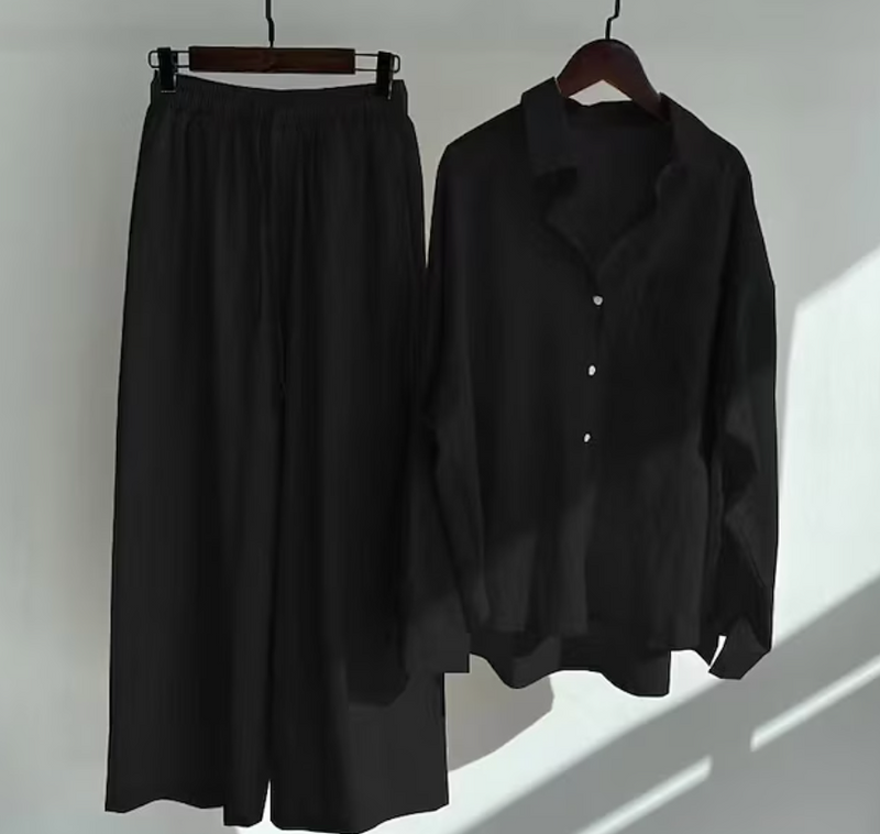 Stijlvolle Dames Zomerset met Blouse en Broek