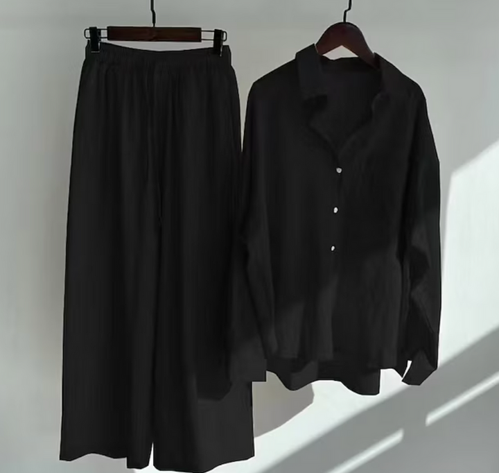 Stijlvolle Dames Zomerset met Blouse en Broek