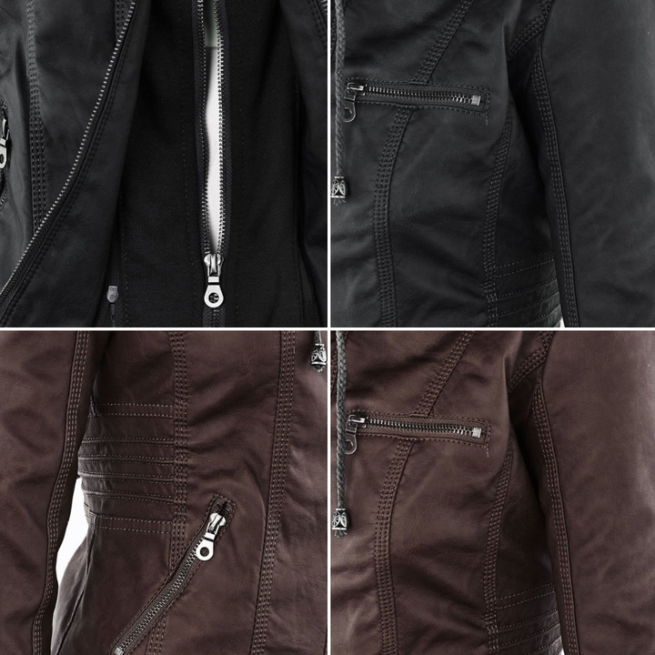 Elegante casual damesjas met capuchon