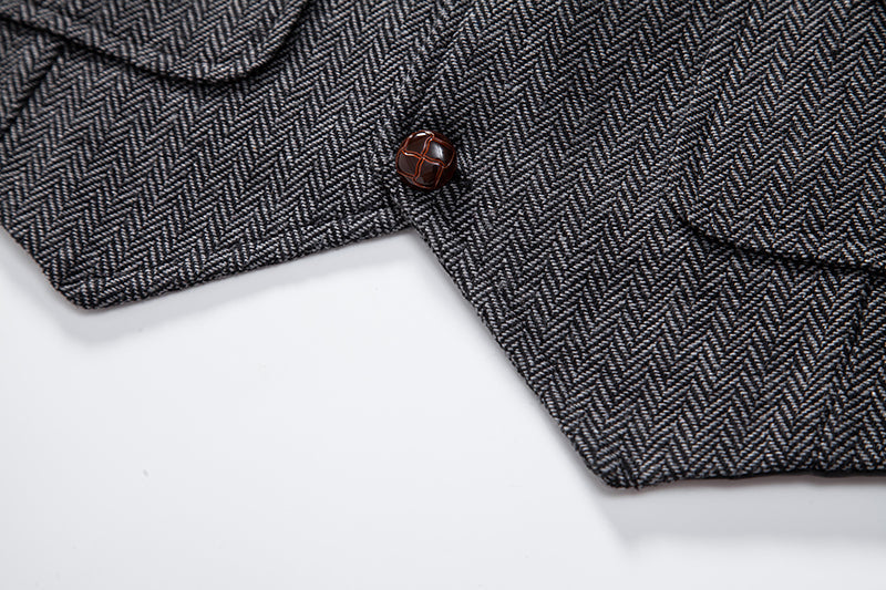 Klassiek heren gilet met knoopsluiting in tijdloos model