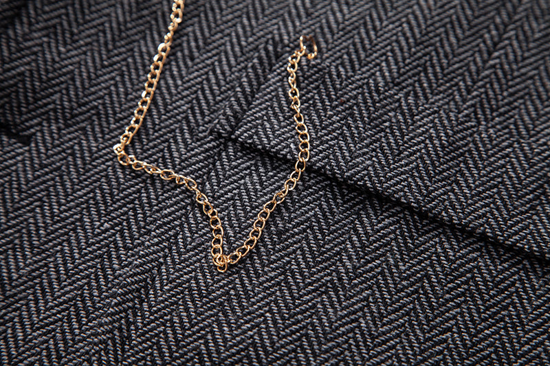 Klassiek heren gilet met knoopsluiting in tijdloos model