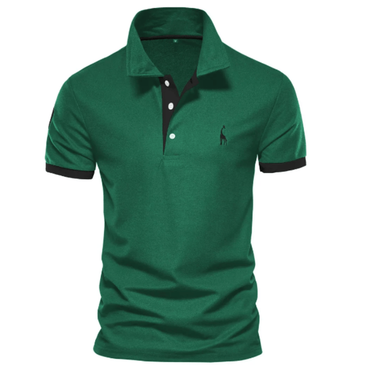 Elegant heren poloshirt met stijlvolle uitstraling en comfortabel draaggevoel