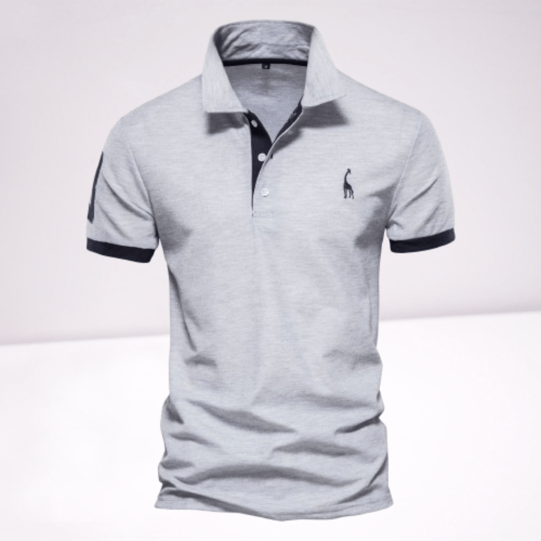 Elegant heren poloshirt met stijlvolle uitstraling en comfortabel draaggevoel