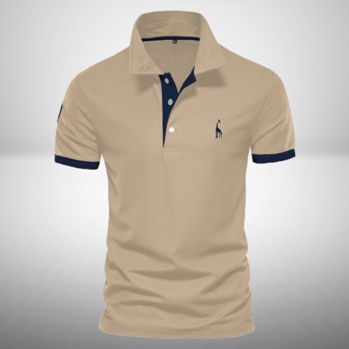 Elegant heren poloshirt met stijlvolle uitstraling en comfortabel draaggevoel