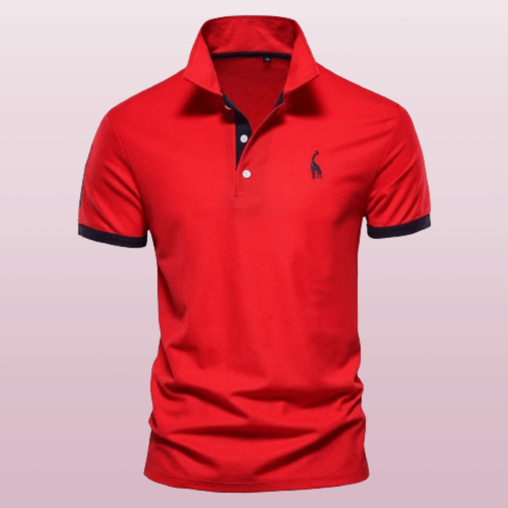 Elegant heren poloshirt met stijlvolle uitstraling en comfortabel draaggevoel
