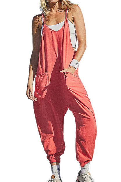 Caraco jumpsuits met grote zakken