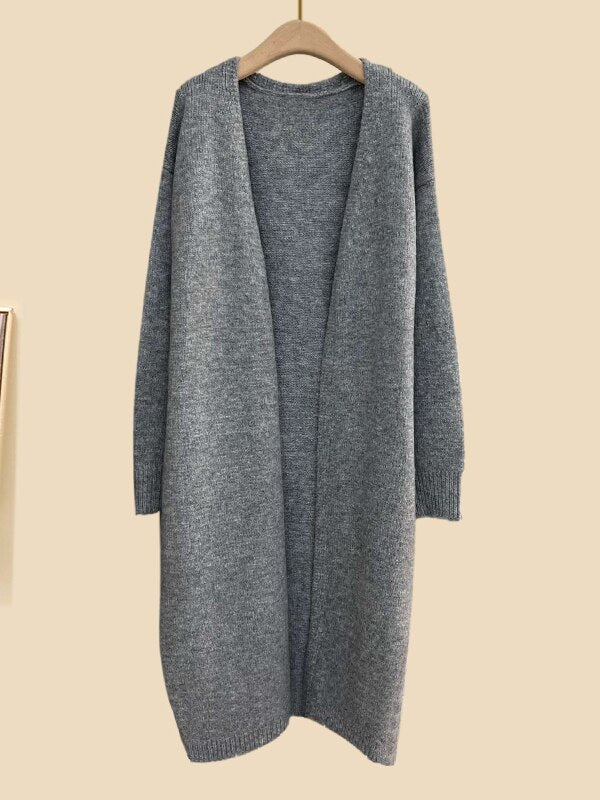Driedelig Dames Set: Wijde Broek, Stijlvolle Trui en Elegante Cardigan