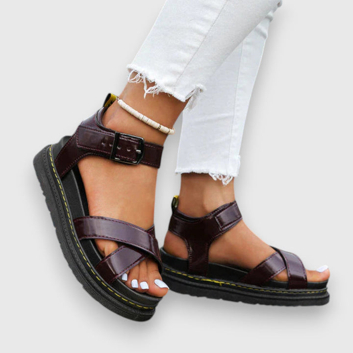 Dames sandalen met casual uitstraling en comfortabele pasvorm