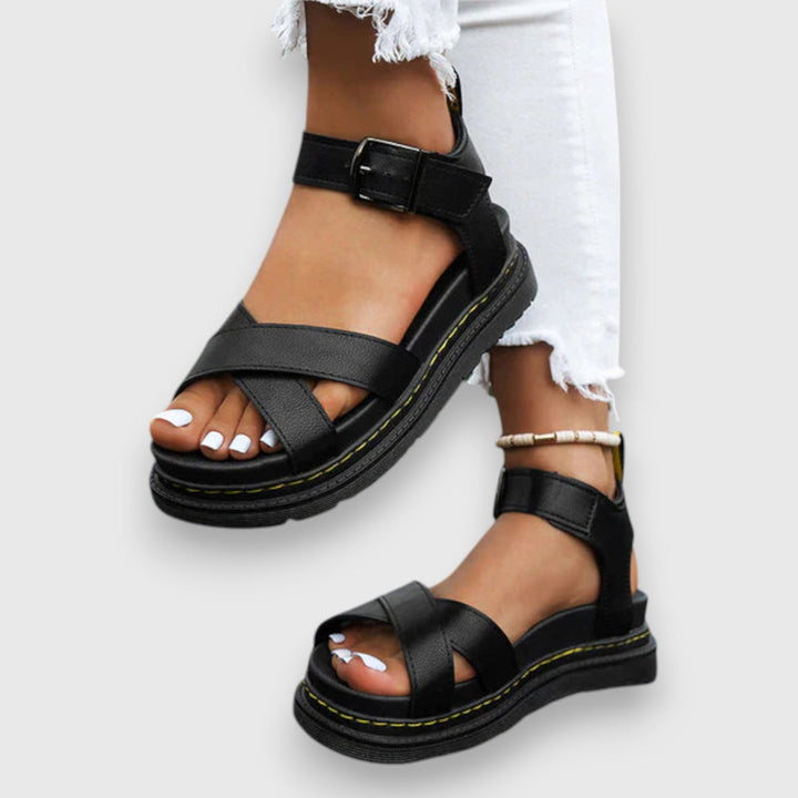 Dames sandalen met casual uitstraling en comfortabele pasvorm